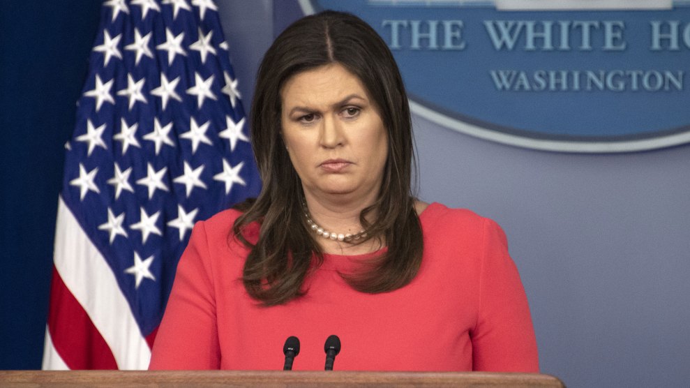 Sarah Huckabee Sanders