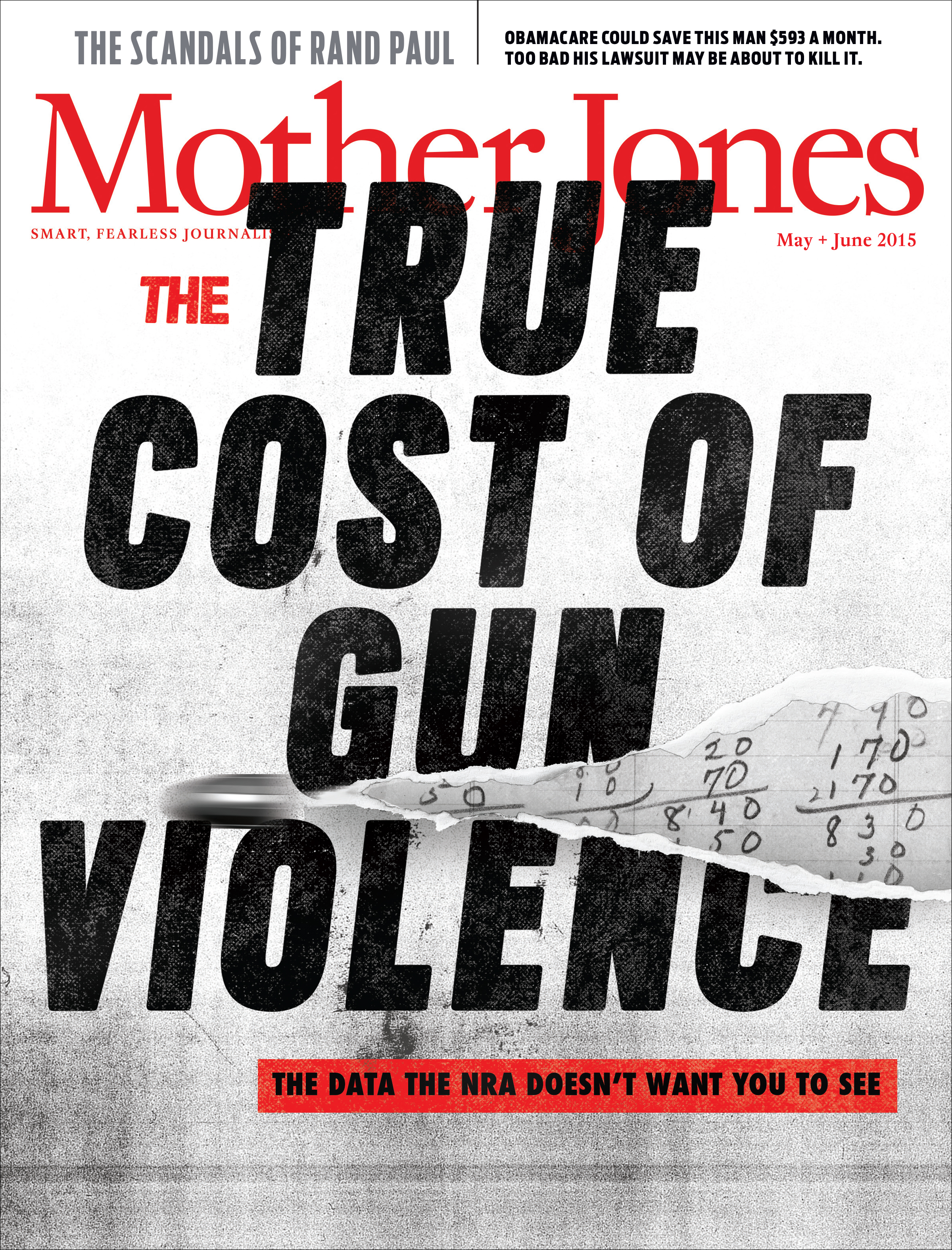 Mother Jones Magazine Cover : May + June 2015