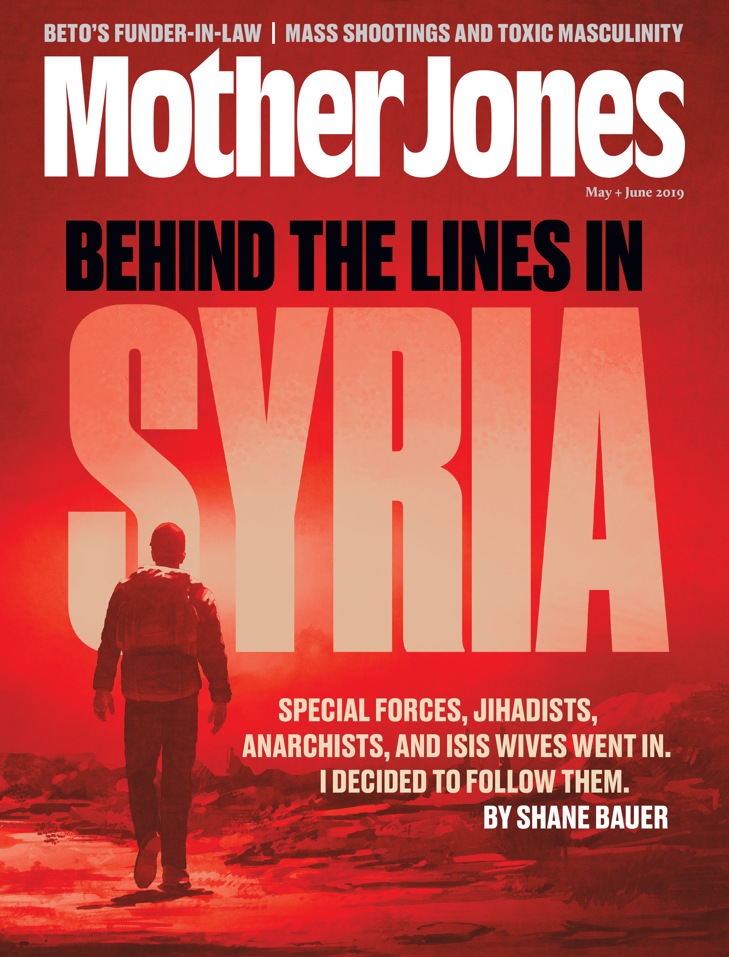 Mother Jones Magazine Cover : May + June 2019