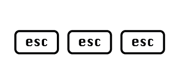 esc key icon
