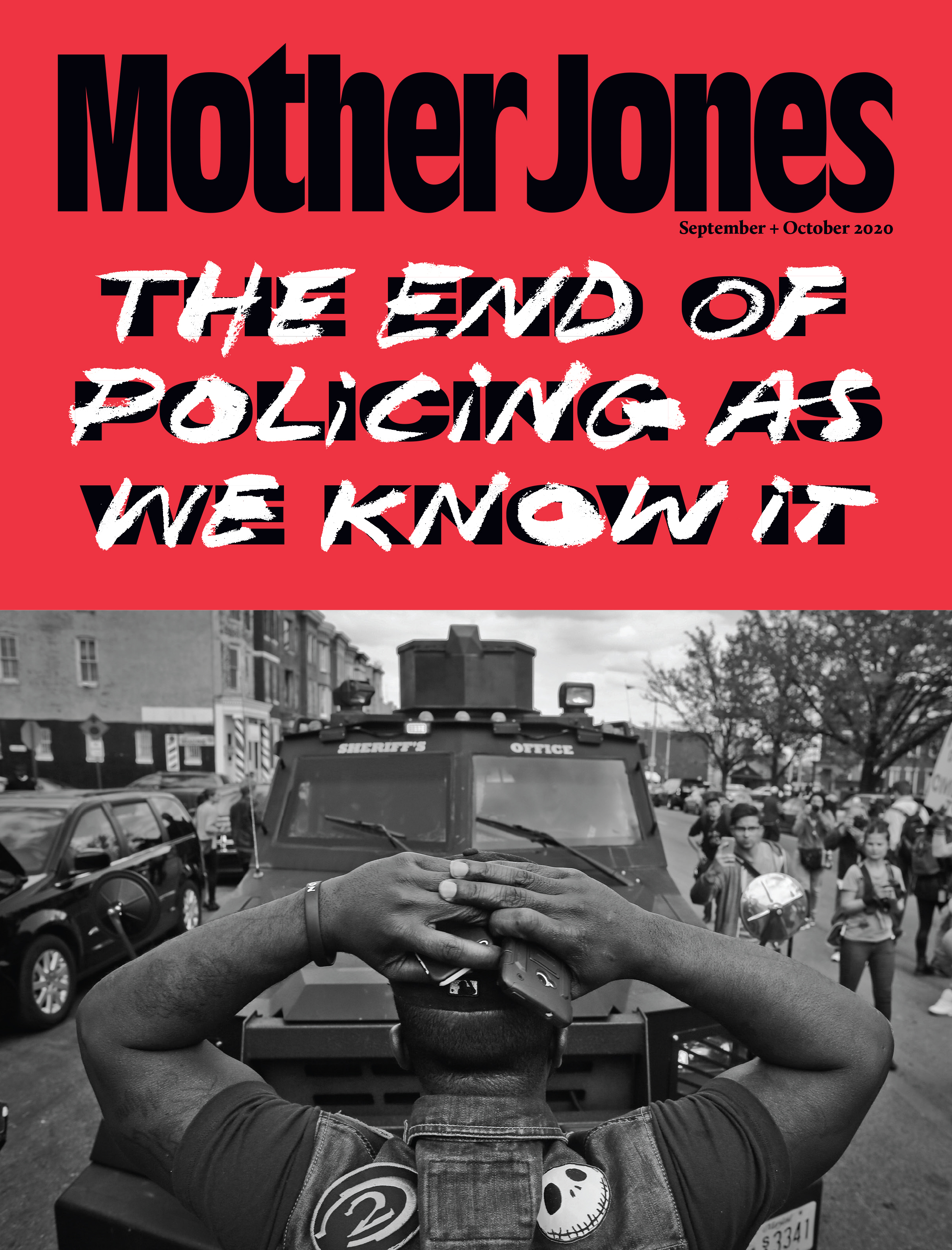 Mother Jones Magazine Cover : November + December 2019