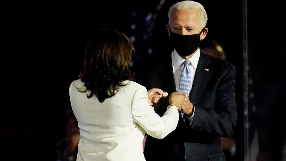 Biden and Harris