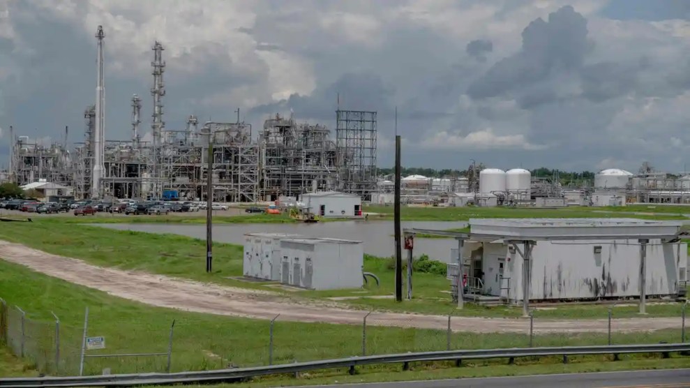 The Denka facility in Reserve, Louisiana. The neoprene facility is the only location in America to emit the pollutant chloroprene.