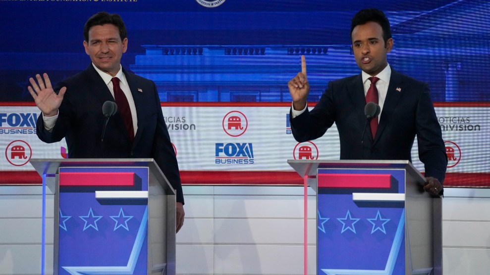 Ron DeSantis and Vivek Ramaswamy