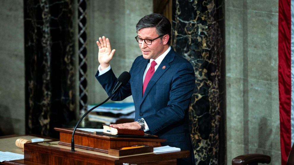 Mike Johnson sworn in as speaker