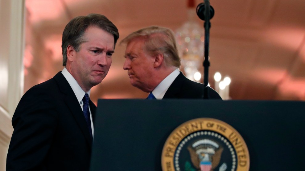 Trump and Kavanaugh