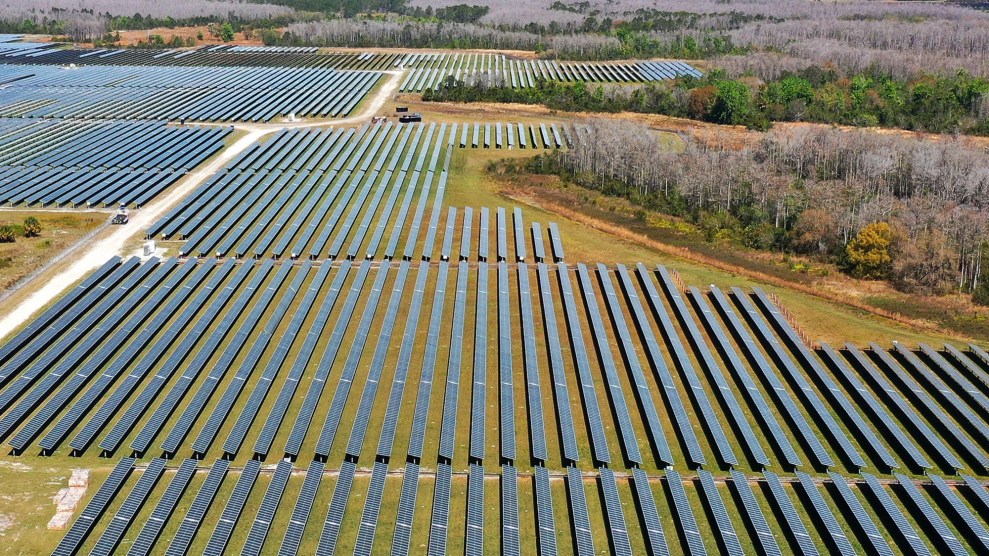 A large solar energy project