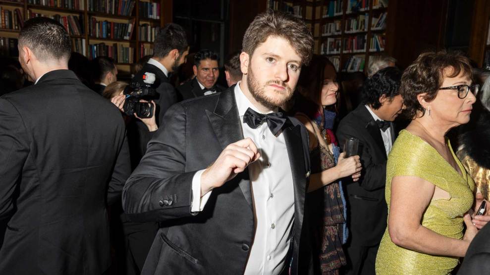 Gavin Wax wearing a tuxedo at the New York Young Republicans gala.