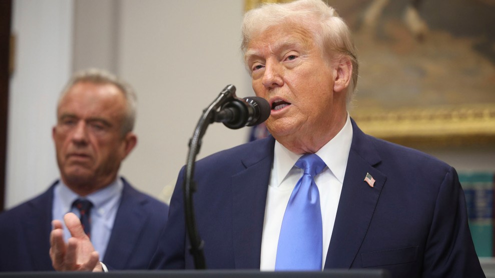 Trump and Kennedy at autism press conference