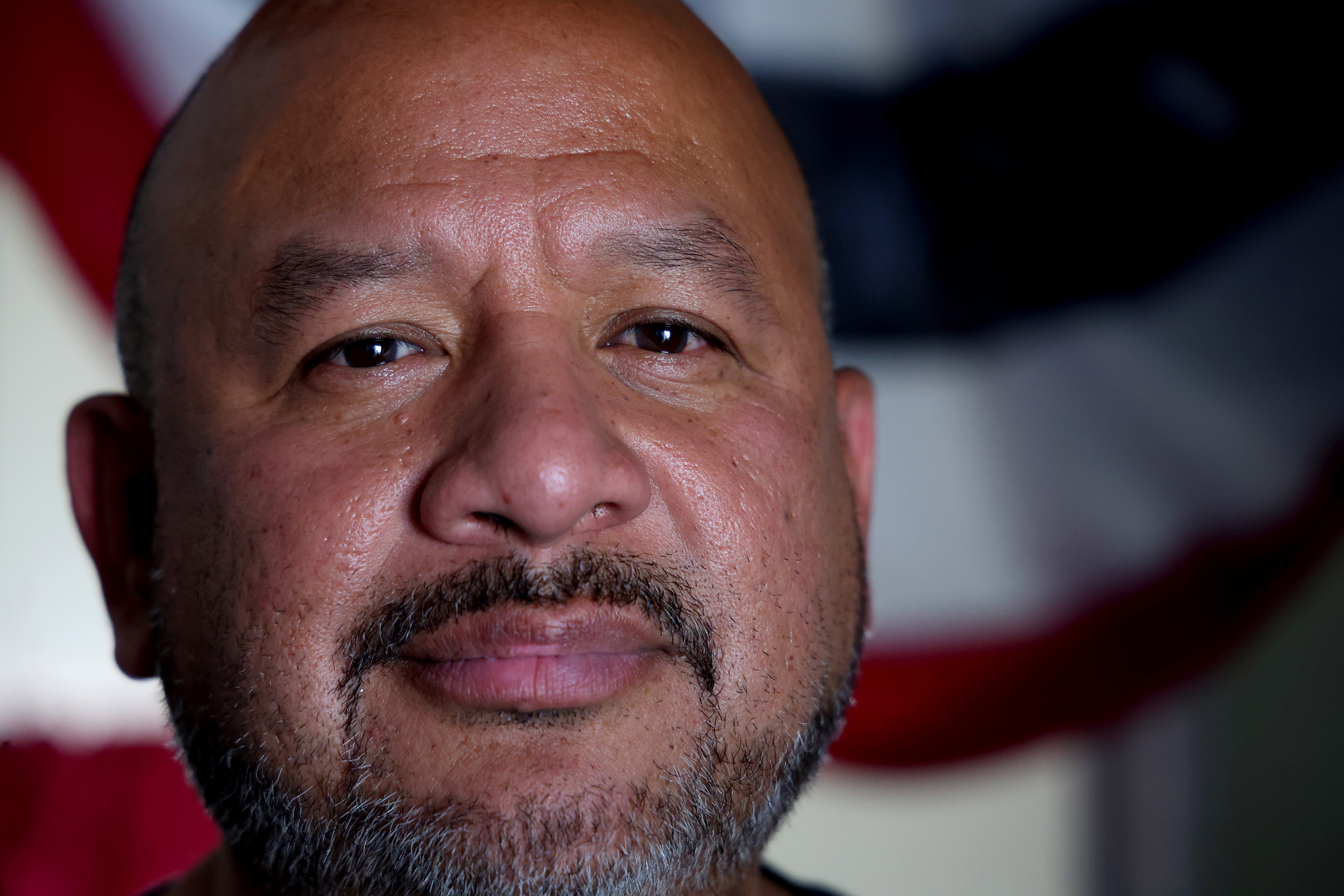 Portrait of army veteran Ricardo Muñoz