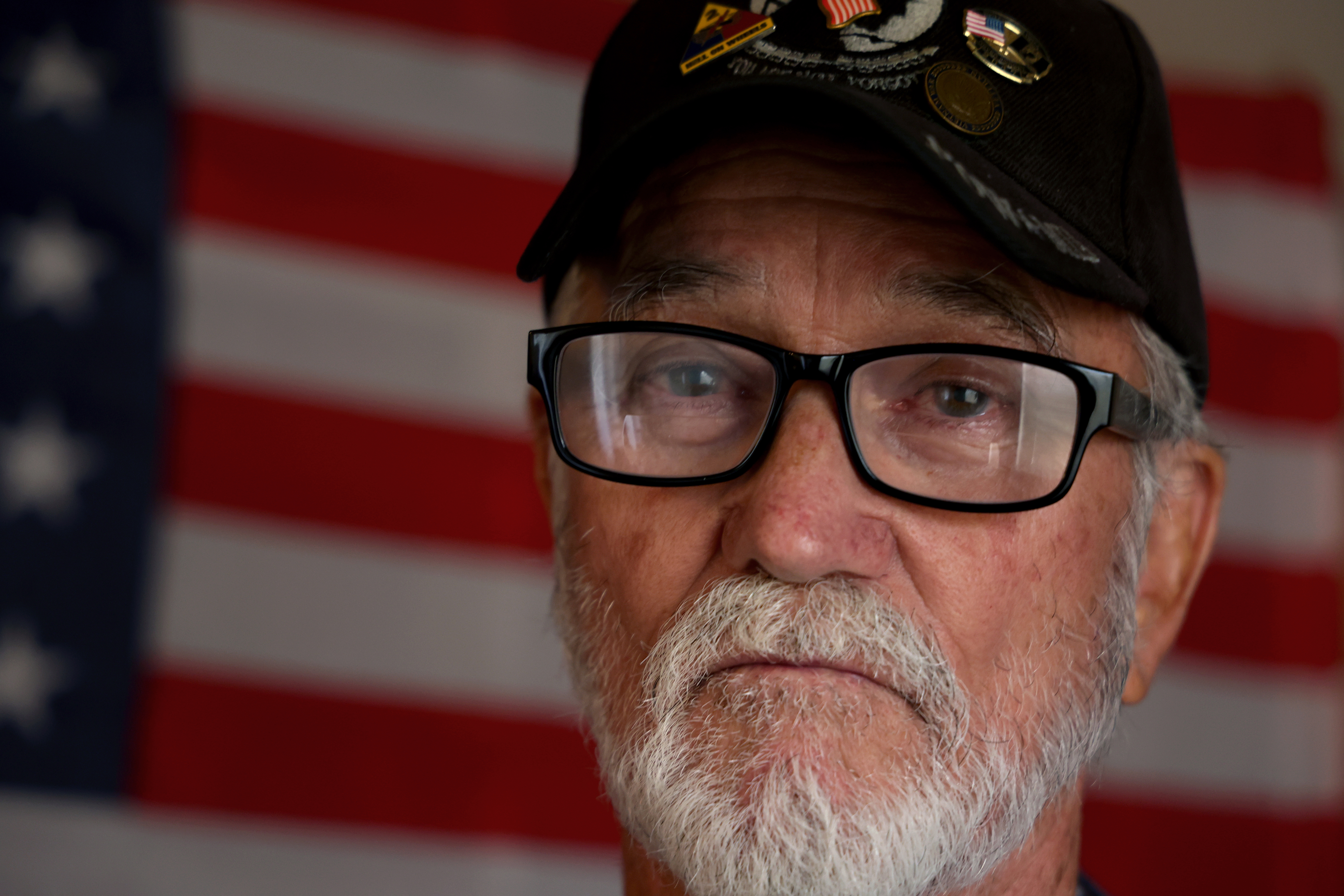 Portrait of Army veteran Jose Bustillo Chavez.