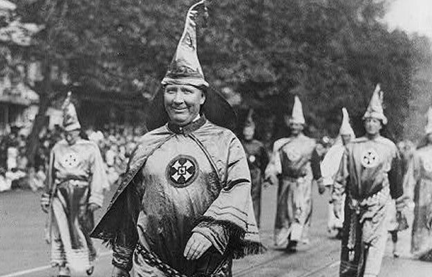 Just your friendly neighborhood Imperial Wizard! Unknown/Library of Congress