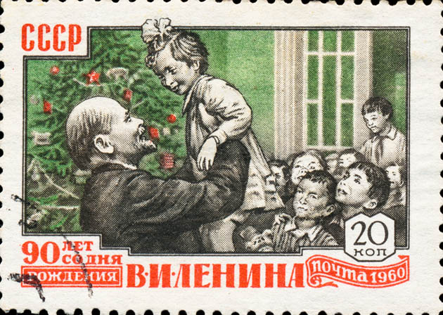 Lenin and children