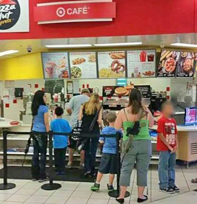 pizza hut in target moms with guns
